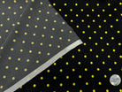 SATIN DE SOIE PETITS POIS JAUNES CITRON DE SICILE - My Little Coupon - tissu - coudre