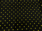 SATIN DE SOIE PETITS POIS JAUNES CITRON DE SICILE - My Little Coupon - tissu - coudre