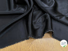 SATIN DE SOIE UNI NOIR SAIVANA 100% SOIE FLUIDE - My Little Coupon