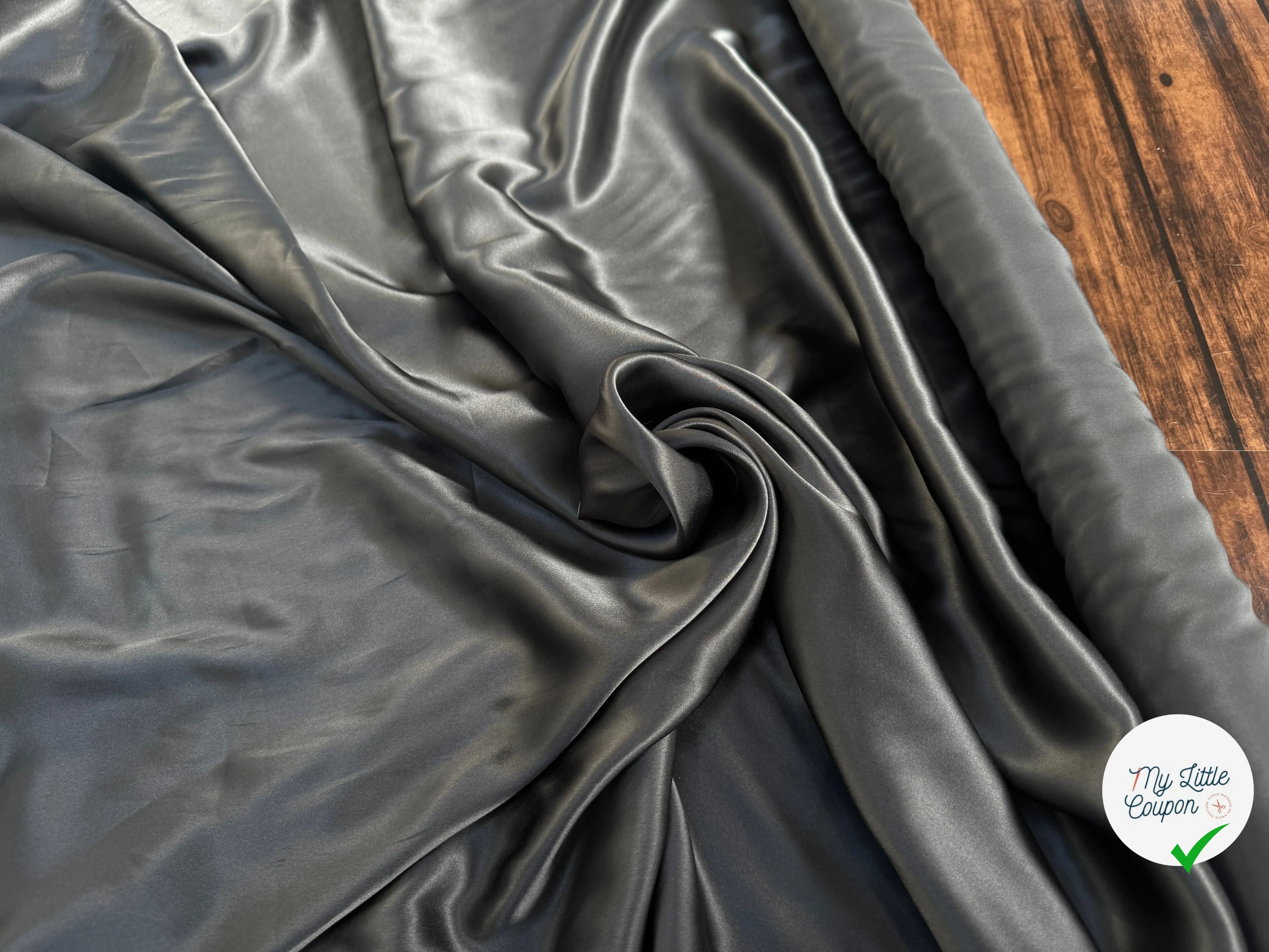 SATIN DE SOIE UNI SHARK - My Little Coupon