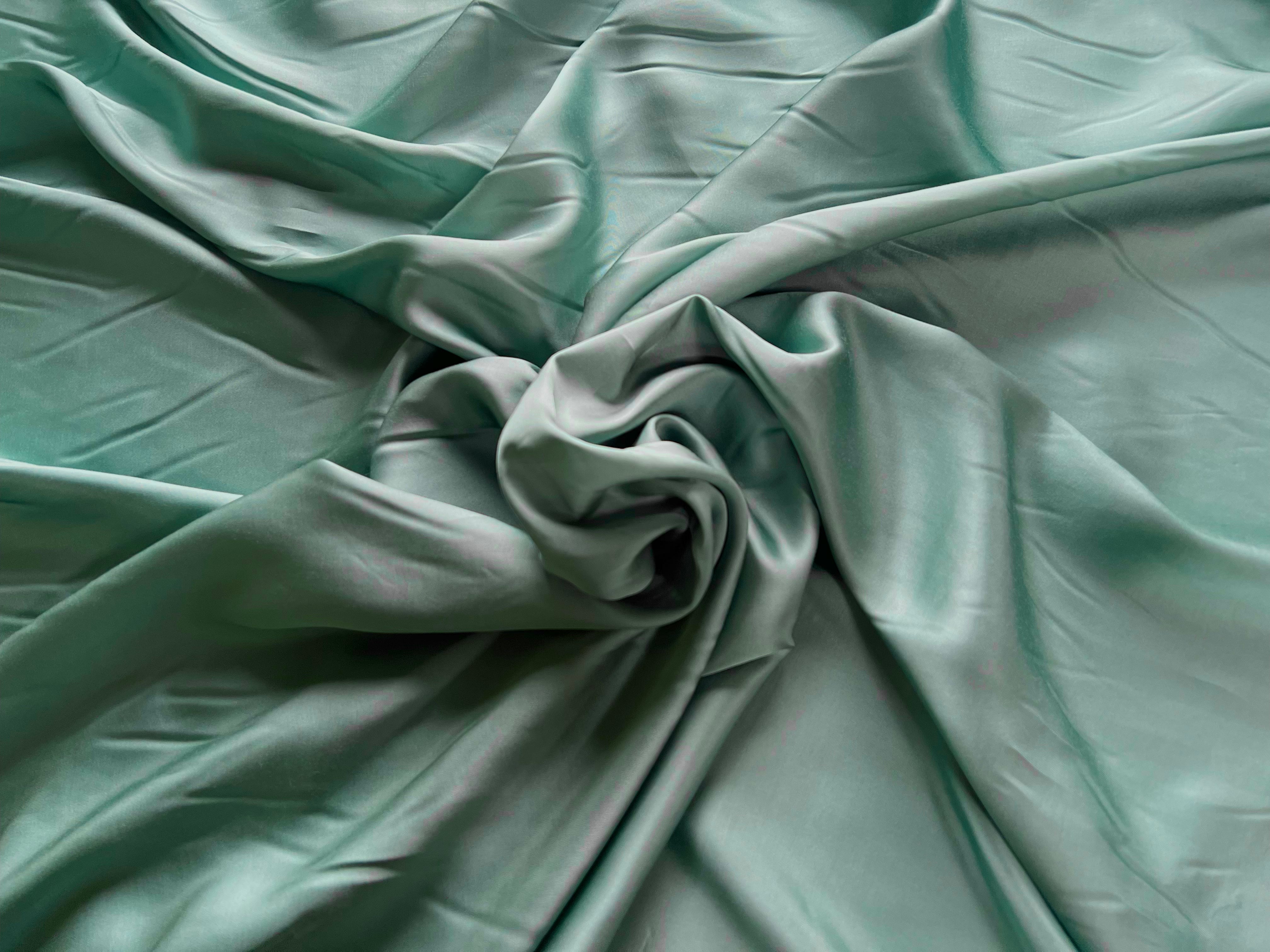 SATIN DE VISCOSE AMANDE - My Little Coupon