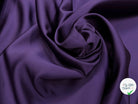SATIN DOUBLE ETTOFFE LOURD DEEP PURPLE - My Little Coupon