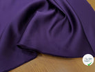 SATIN DOUBLE ETTOFFE LOURD DEEP PURPLE - My Little Coupon