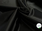 SATIN DUCHESSE 30% SOIE Black - My Little Coupon