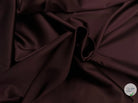 SATIN DUCHESSE EXTENSIBLE BORDEAUX laize de 135cm - coupon de tissu de 3 mètres - My Little Coupon - tissu - coudre