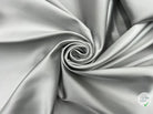 SATIN DUCHESSE EXTENSIBLE GRIS METAL - My Little Coupon - tissu - coudre