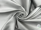 SATIN DUCHESSE EXTENSIBLE GRIS METAL - My Little Coupon - tissu - coudre