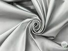 SATIN DUCHESSE EXTENSIBLE GRIS METAL laize de 135cm - coupon de tissu de 3 mètres - My Little Coupon - tissu - coudre