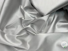 SATIN DUCHESSE EXTENSIBLE GRIS METAL laize de 135cm - coupon de tissu de 3 mètres - My Little Coupon - tissu - coudre