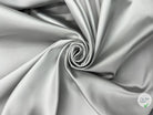 SATIN DUCHESSE EXTENSIBLE GRIS METAL laize de 135cm - coupon de tissu de 3 mètres - My Little Coupon - tissu - coudre
