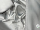 SATIN DUCHESSE EXTENSIBLE GRIS METAL laize de 135cm - coupon de tissu de 3 mètres - My Little Coupon - tissu - coudre