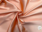 SATIN DUCHESSE EXTENSIBLE ROSE PÊCHE laize de 135cm - coupon de tissu de 3 mètres - My Little Coupon - tissu - coudre