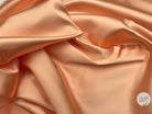 SATIN DUCHESSE EXTENSIBLE ROSE PÊCHE laize de 135cm - coupon de tissu de 3 mètres - My Little Coupon - tissu - coudre