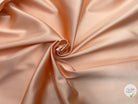 SATIN DUCHESSE EXTENSIBLE ROSE PÊCHE laize de 135cm - coupon de tissu de 3 mètres - My Little Coupon - tissu - coudre