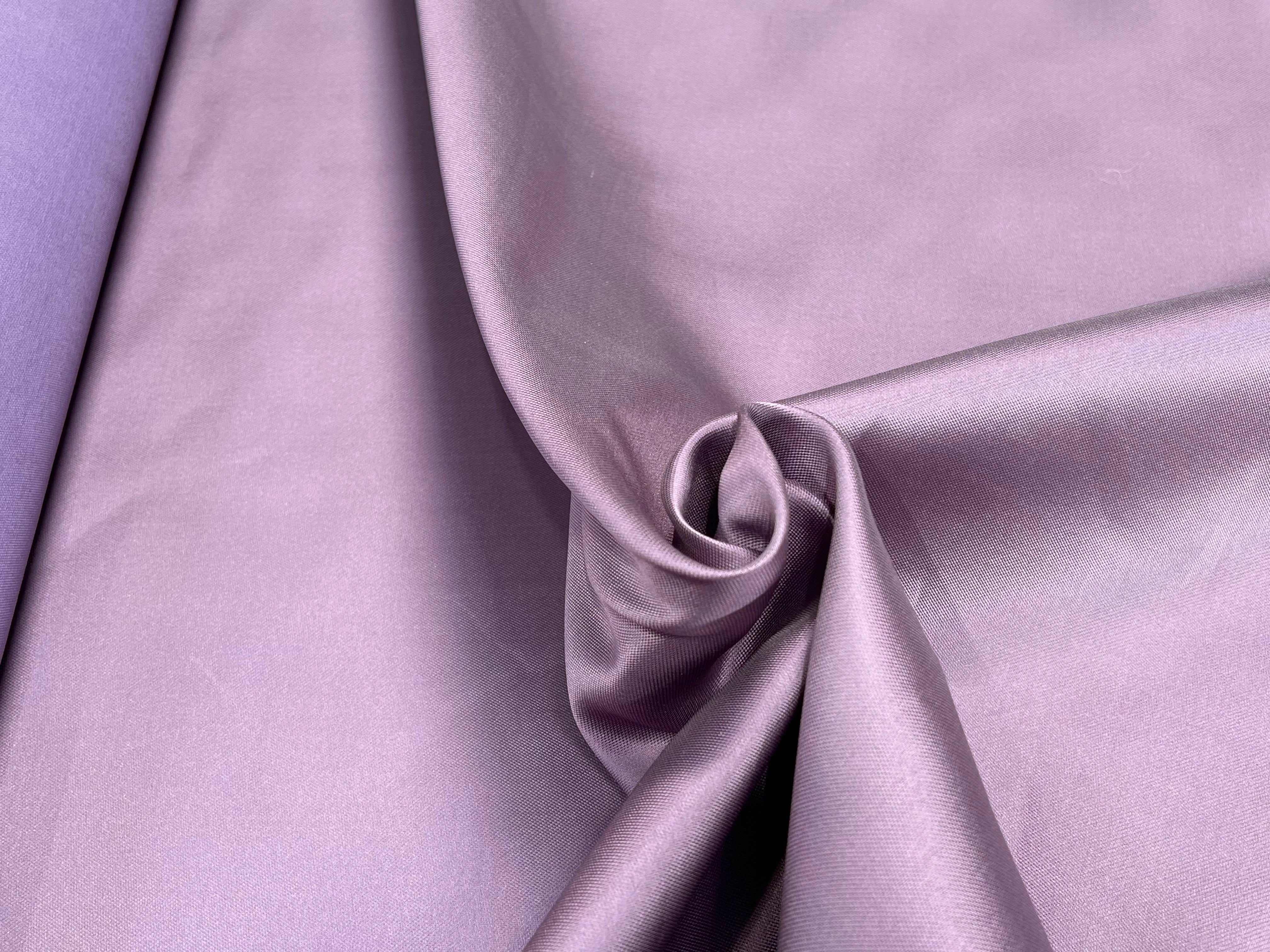 SATIN DUCHESSE TEXTURÉE SOIE COTON LAVANDE - My Little Coupon