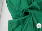 SATIN EMERAUDE STRETCH - coupon de tissu de 3 mètres - My Little Coupon - tissu - coudre