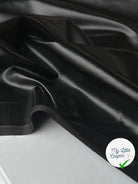 SATIN FAUX CUIR ENVERS TOUT DOUX NOIR MLC INTERN