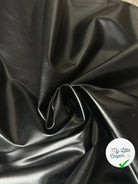 SATIN FAUX CUIR ENVERS TOUT DOUX NOIR MLC INTERN