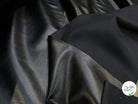 SATIN FAUX CUIR NOIR ENVERS TOUT DOUX NOIR - My Little Coupon