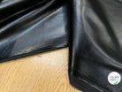 SATIN FAUX CUIR NOIR ENVERS TOUT DOUX NOIR - My Little Coupon
