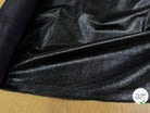 SATIN FAUX CUIR STRETCH NOIR  TOUCHER AGRÉABLE - My Little Coupon