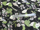 SATIN FLUIDE FOND NOIR SAVANE VERTE MULTICO CHIC - My Little Coupon