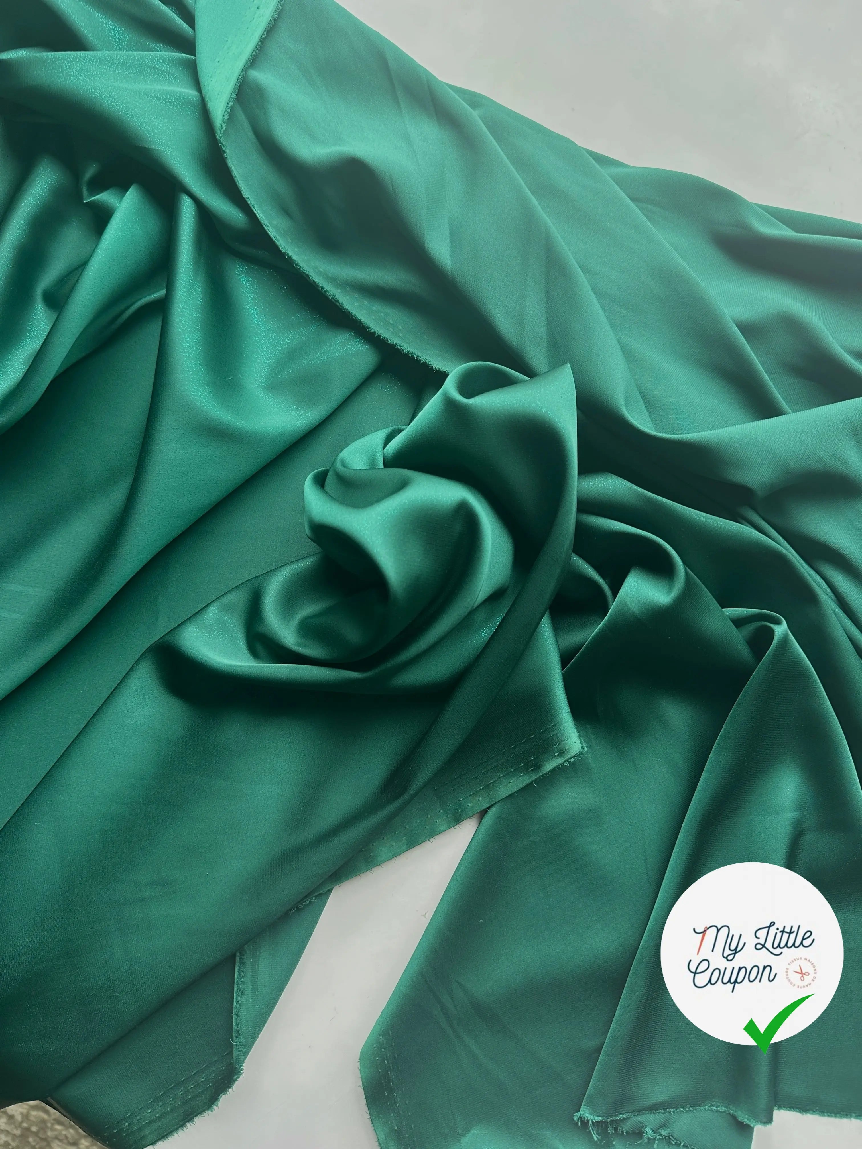 SATIN FOIL VERT TOUCHER SOYEUX MLC INTERN