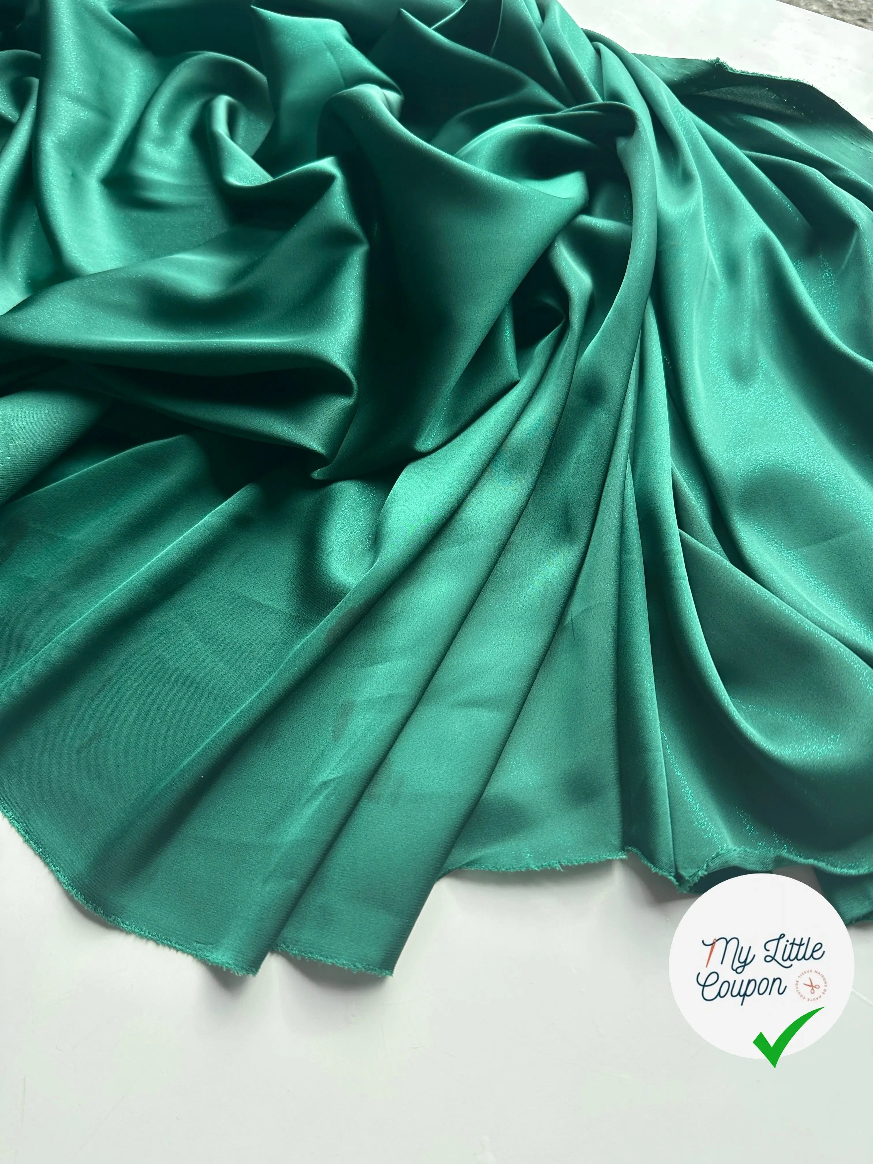 SATIN FOIL VERT TOUCHER SOYEUX MLC INTERN