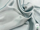 SATIN FROID ET FLUIDE POLYESTER 130CM CLOUD BLUE - My Little Coupon