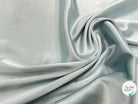SATIN FROID ET FLUIDE POLYESTER 130CM CLOUD BLUE - My Little Coupon