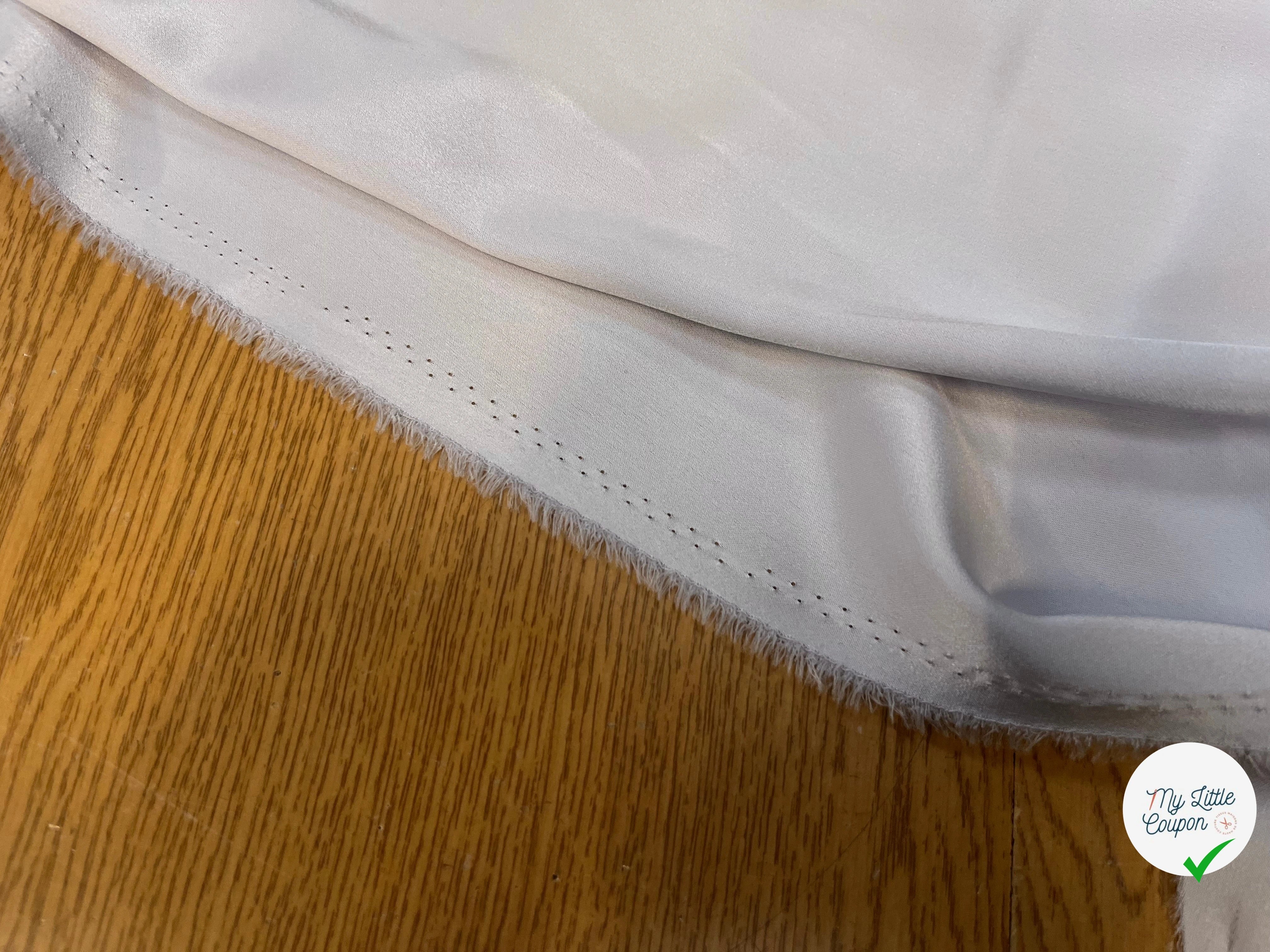 SATIN FROIDE ET FLUIDE 135CM MIST - My Little Coupon