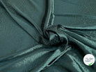 SATIN JACQUARD LÉOPARD VERT FORET - My Little Coupon