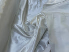 SATIN LOURD TWILL VISCOSE DOUCE ECRU - My Little Coupon