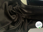 SATIN LOURD VISCOSE NOIR EXTENSIBLE - My Little Coupon - tissu - coudre