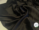 SATIN LOURD VISCOSE NOIR EXTENSIBLE - My Little Coupon - tissu - coudre