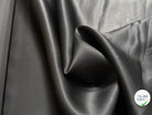 SATIN ORGANZA DE SOIE TRÈS BELLE DENSITÉ NOIR - My Little Coupon