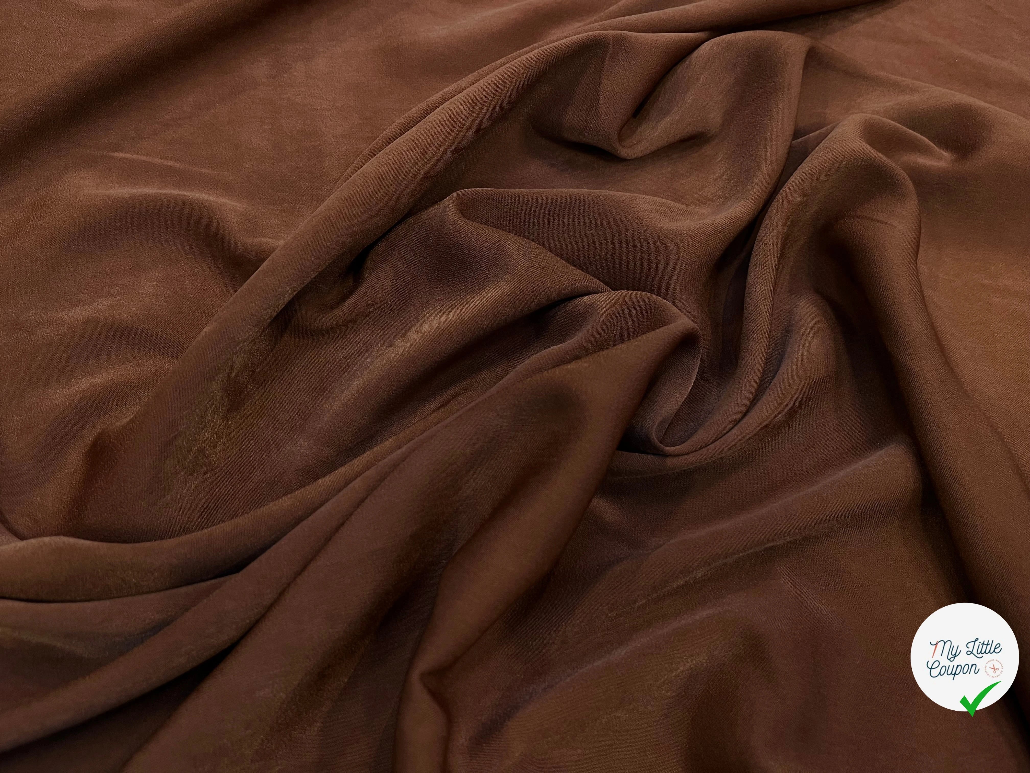 SATIN PEAU DE PÊCHE FLUIDE COGNAC - My Little Coupon