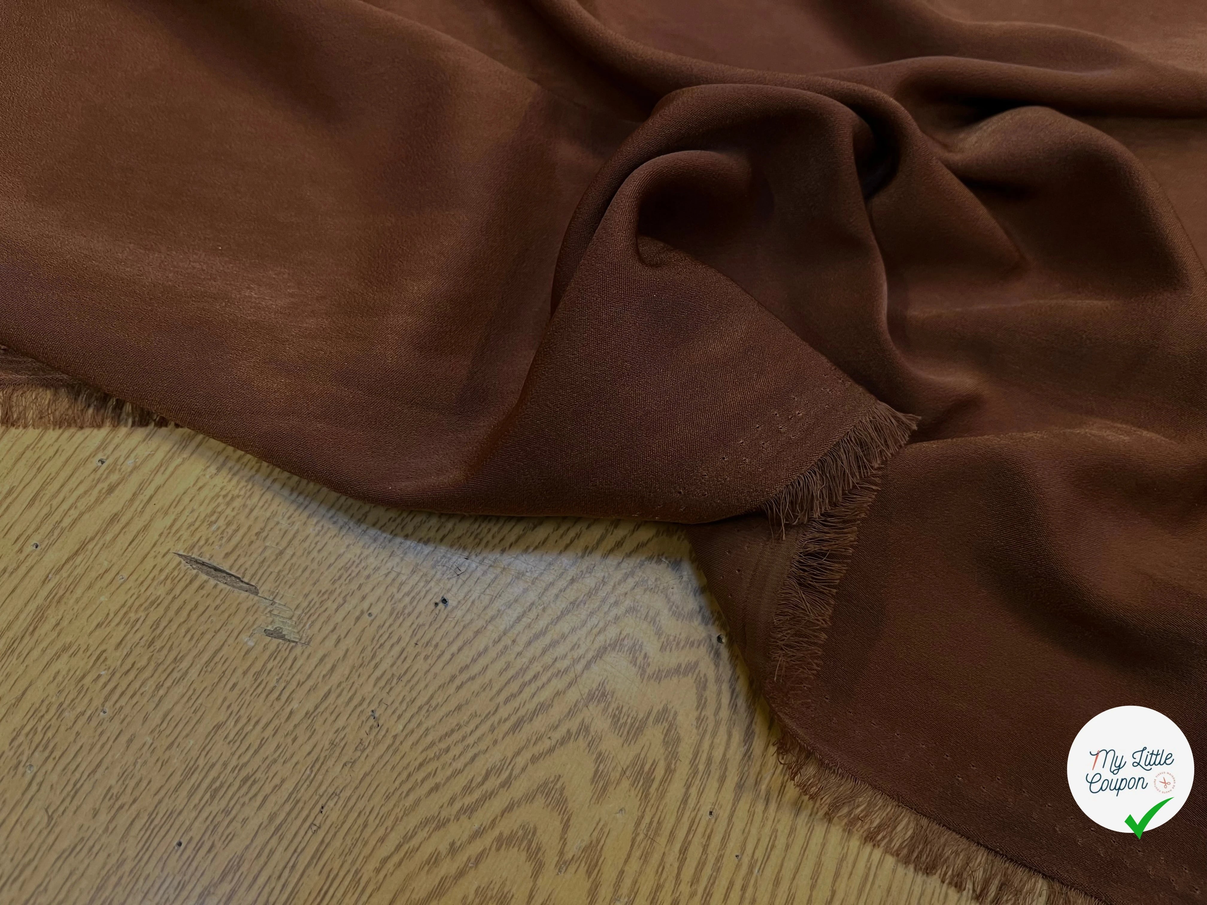 SATIN PEAU DE PÊCHE FLUIDE COGNAC - My Little Coupon