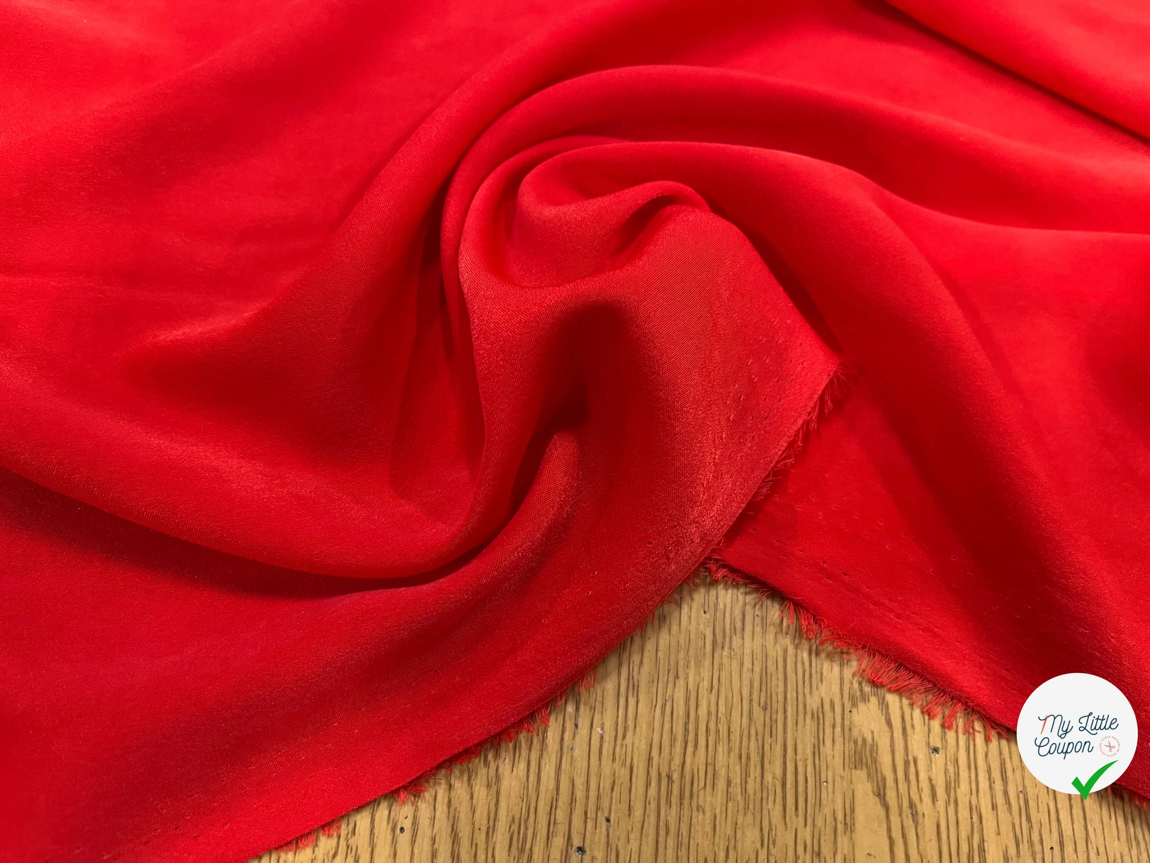 SATIN PEAU DE PÊCHE FLUIDE CORAL - My Little Coupon