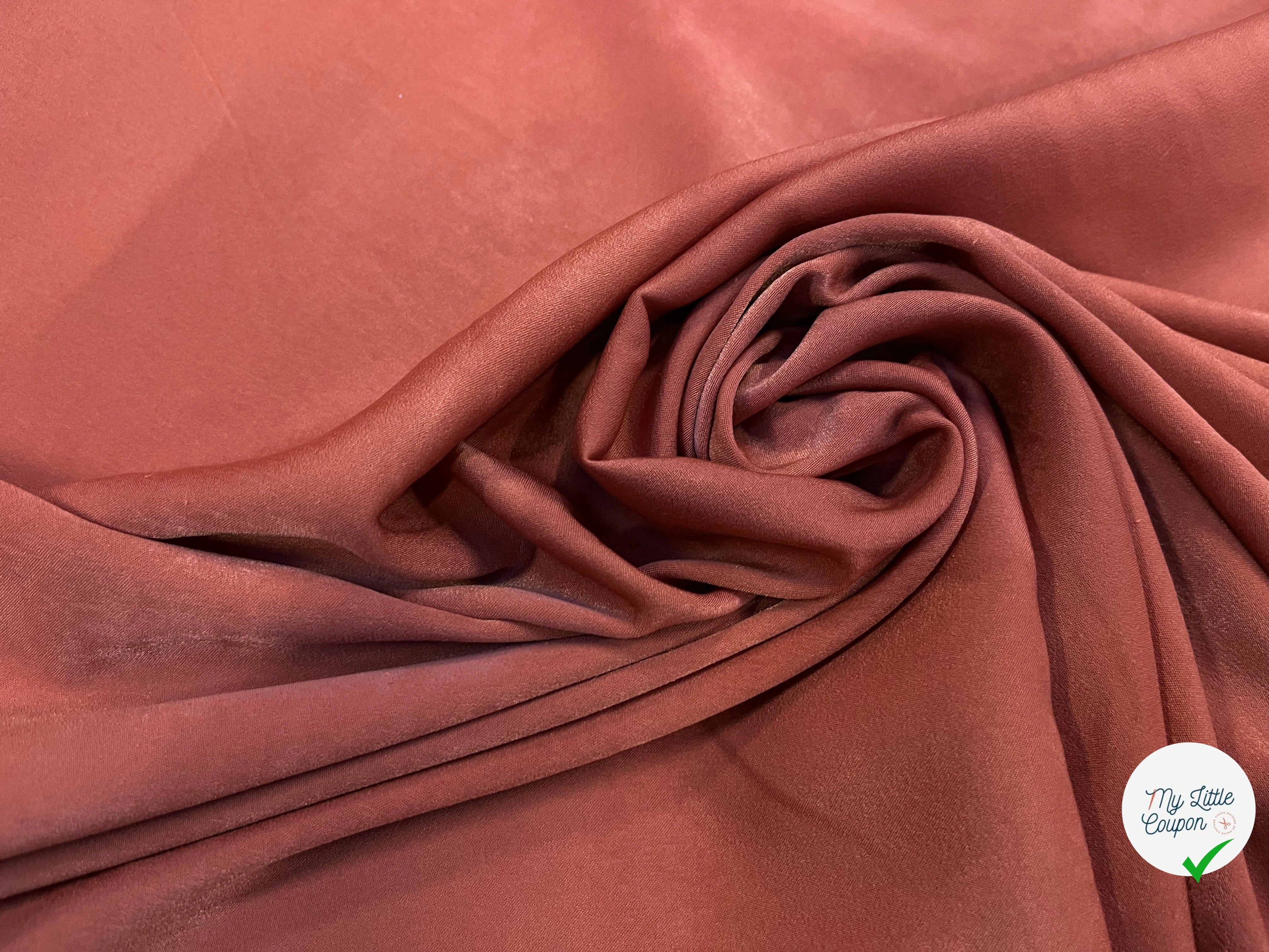 SATIN PEAU DE PÊCHE FLUIDE ROSE BOIS - My Little Coupon