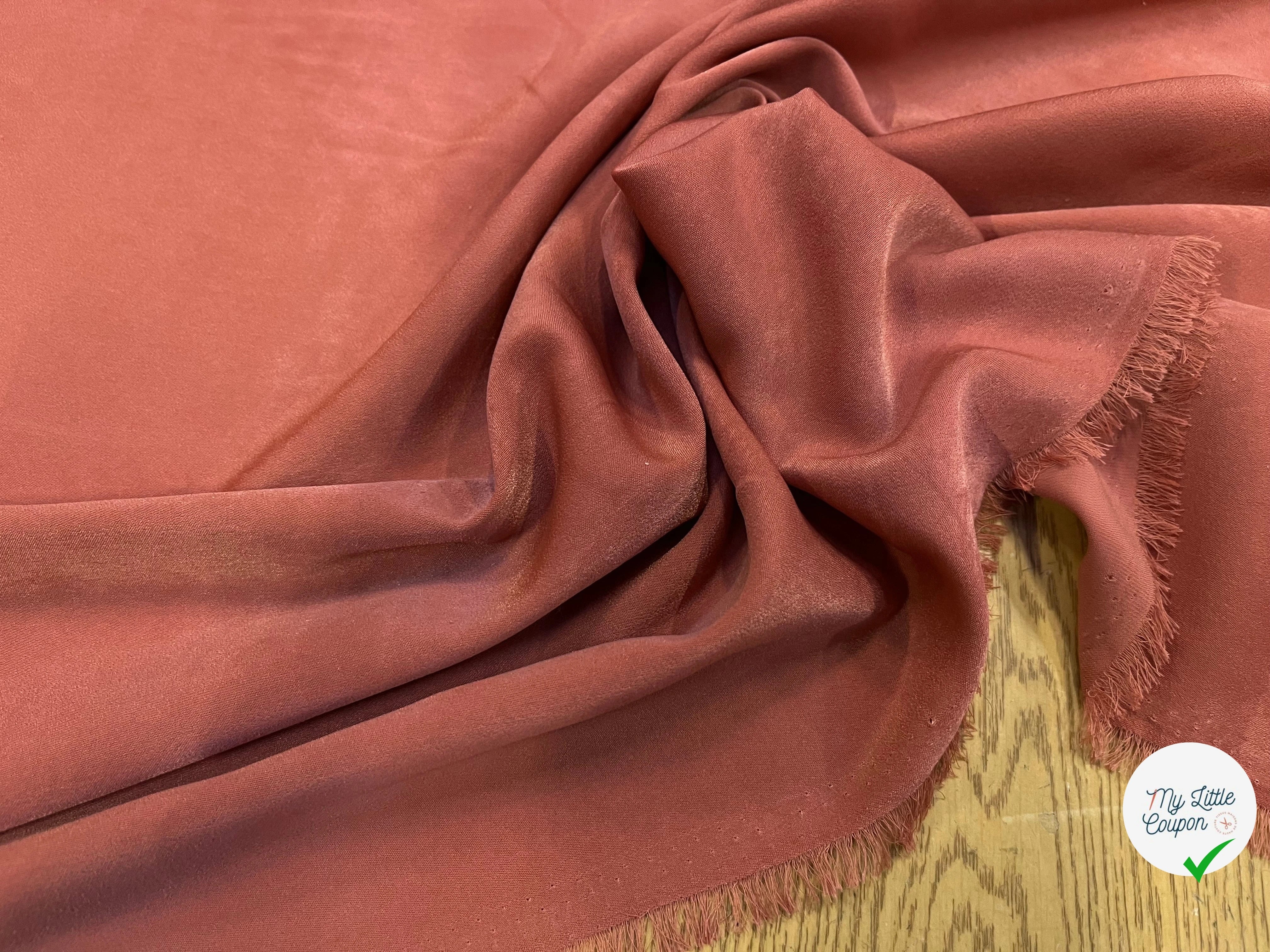 SATIN PEAU DE PÊCHE FLUIDE ROSE BOIS - My Little Coupon