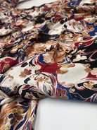 SATIN PEAU D'ANGE IMPRIMÉ ÉLÉGANCE PICTURALE MLC INTERN