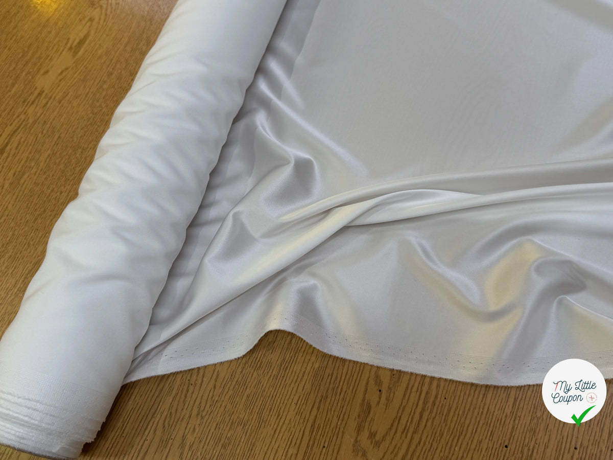 SATIN RICHE FLUIDE IVOIRE STRETCH - My Little Coupon
