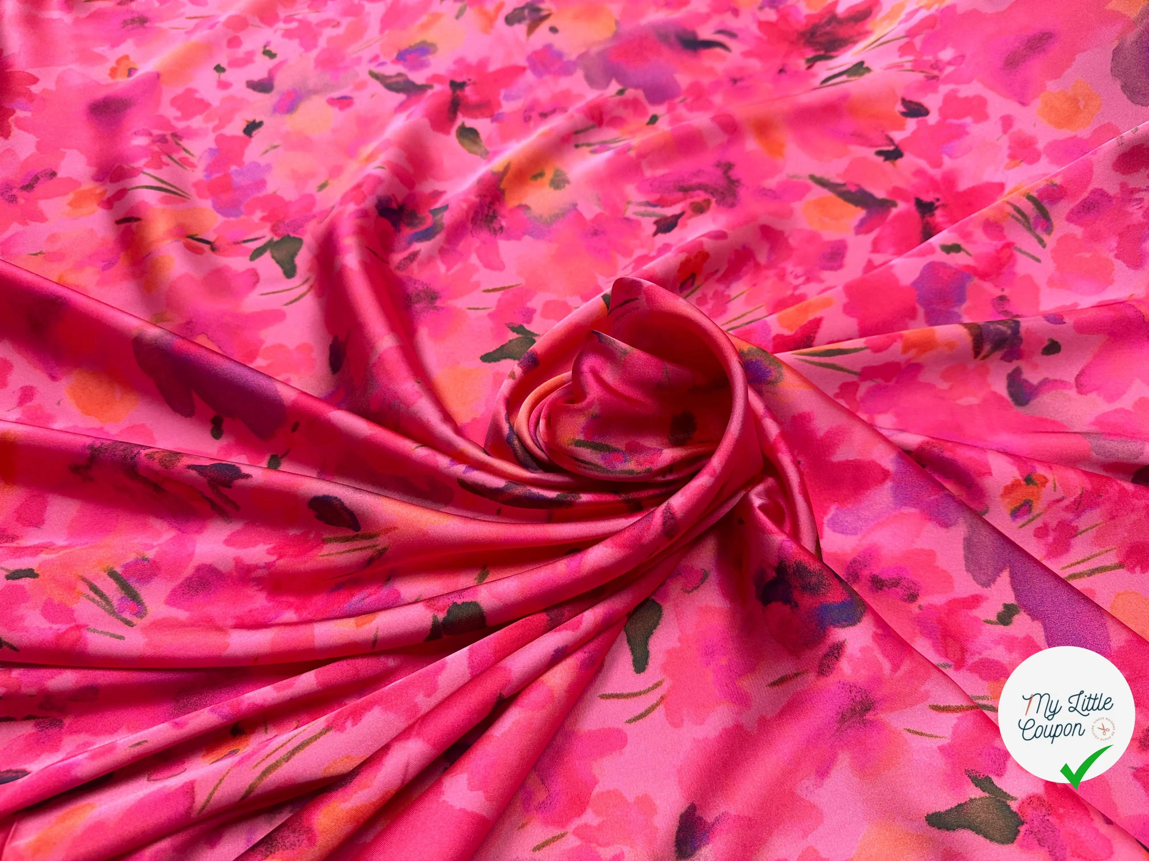 SATIN ROSE FLEURS SUCRÉES - My Little Coupon