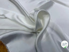 SATIN SOUPLE JOLI TOMBER BLANC PUR PRET À TEINDRE - My Little Coupon