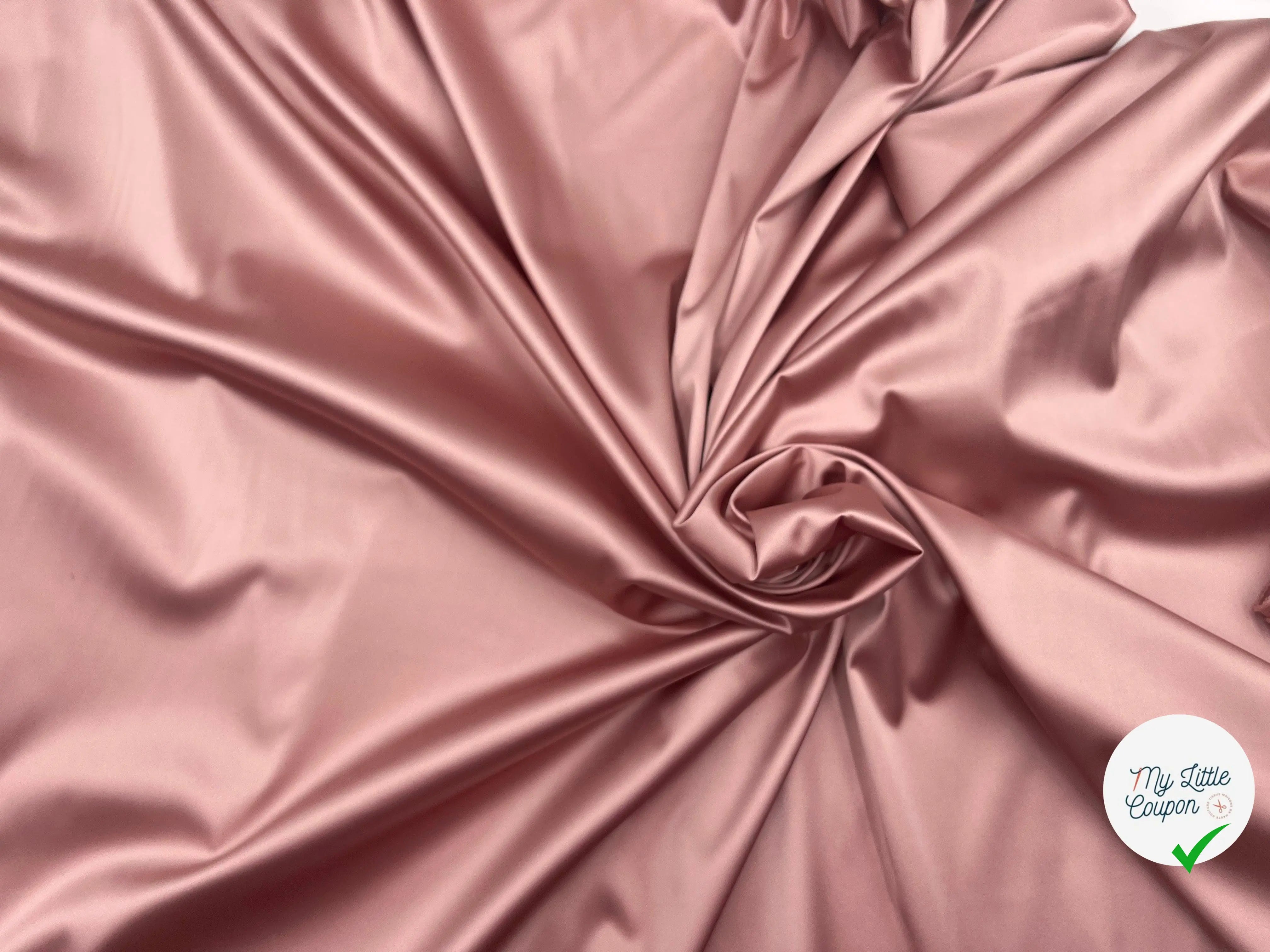 SATIN STRETCH COULEUR GLOSS - My Little Coupon - tissu - coudre