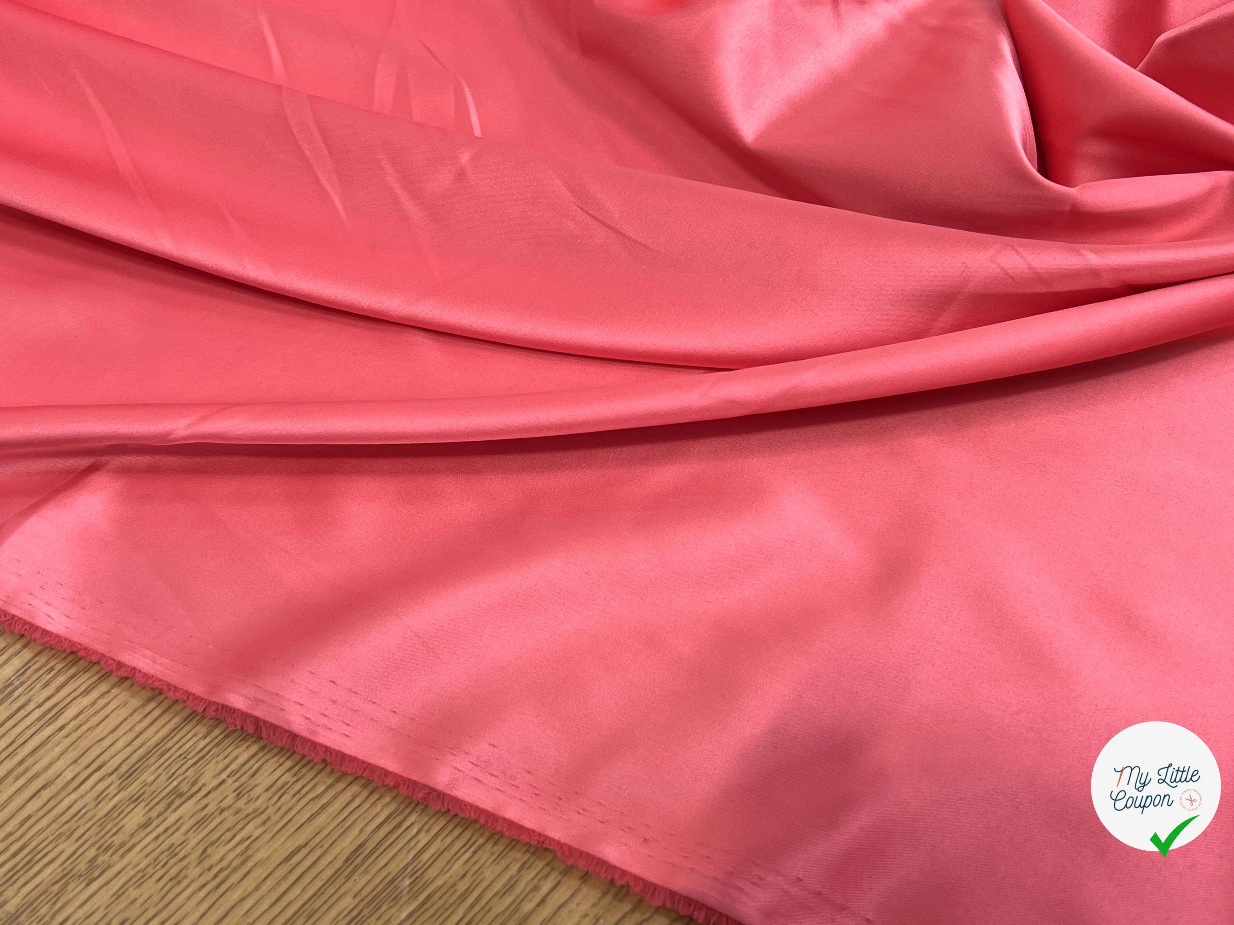 SATIN STRETCH FLUIDE ROSE INCARNAT - My Little Coupon
