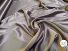 SATIN STRETCH MARRON GLACÉ FLUIDE - My Little Coupon