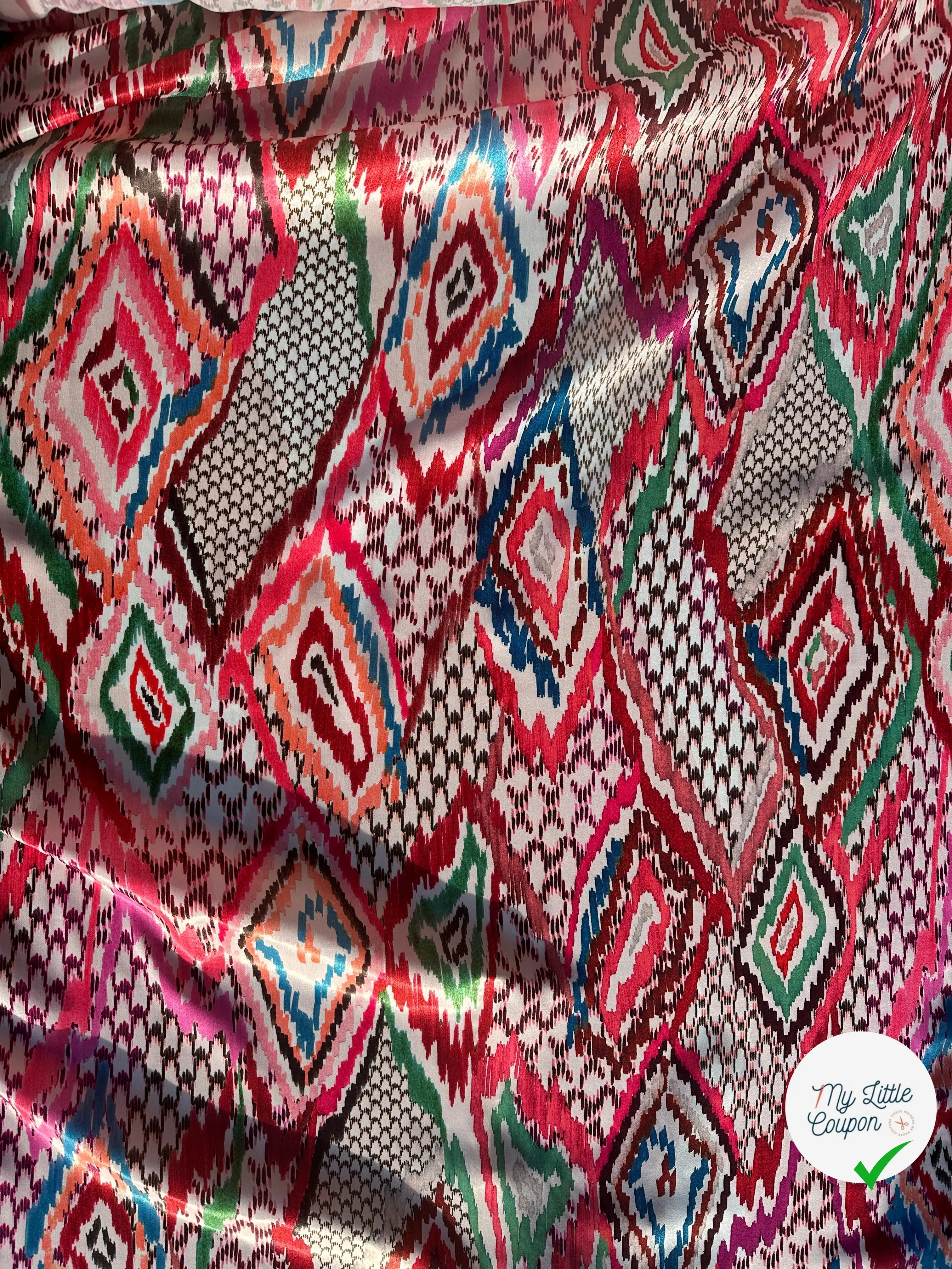 SATIN VELOUTÉ ÉCLAT GÉOMÉTRIQUE COUTURE MLC INTERN