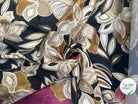 SATIN VELOUTÉ FLEUR DE NUIT DORÉE MLC INTERN